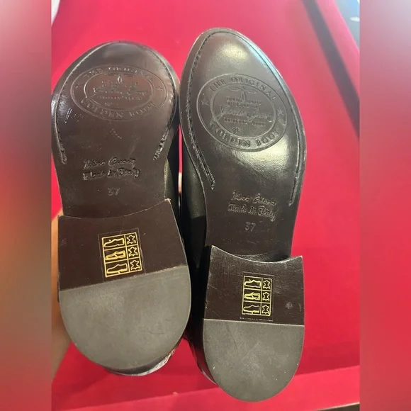 GOLDEN GOOSE Charlie Knee-High Leather Bootstrap Size EU 37 US 7 NWOB READ - Picture 11 of 11